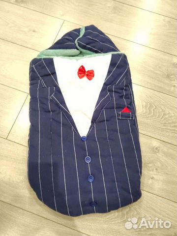 Конверт на выписку для мальчика зимний