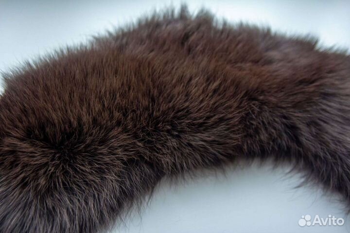 Меховой воротник песец