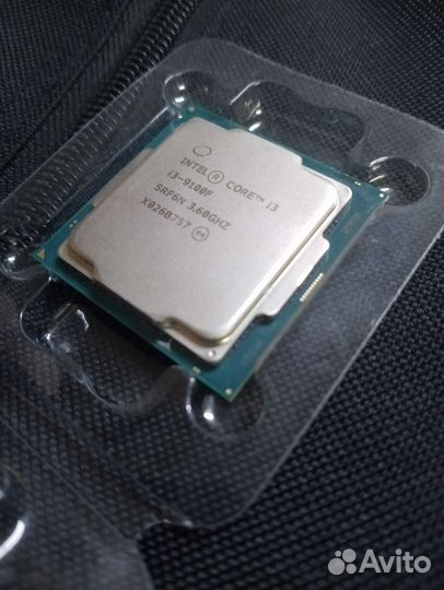 Процессор intel core i3 9100f и кулер к нему
