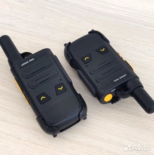Легкая рация с наушником, комплект 2 штуки