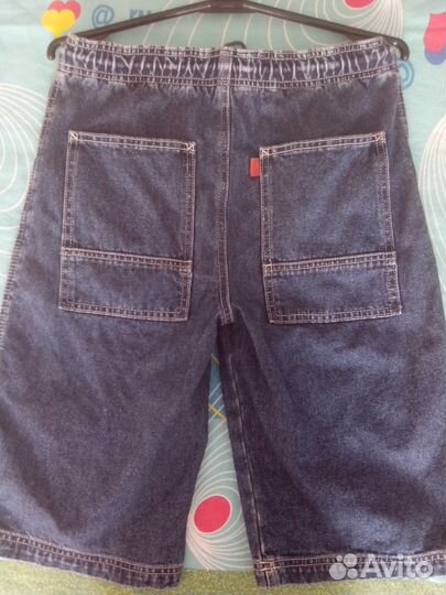 Бриджи джинсовые на мальчика 8-10 лет