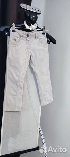 Брюки для девочки 98 вельвет