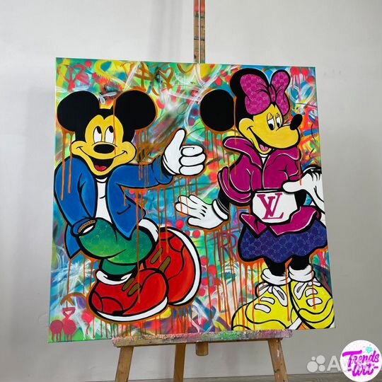 Стильные яркие модные картины для интерьера купить