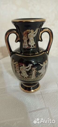 Ваза греческая Skratimenos12 см с позолотой 24К