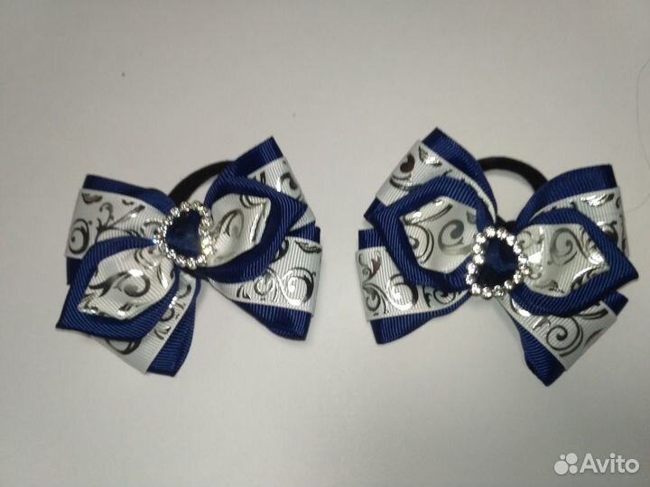 Банты для волос на резинке