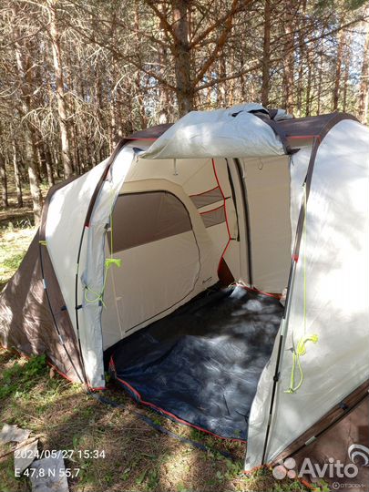 Палатка туристическая 4 местная (Outventure Hudson