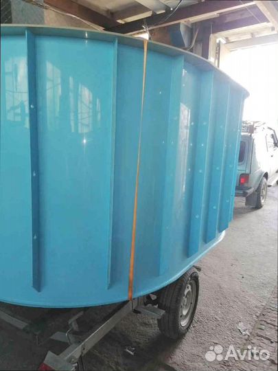 Бассейн со скругленными углами прямоугольный