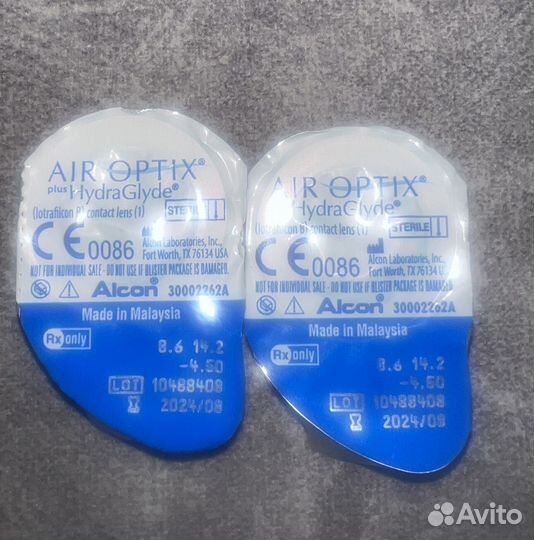 Контактные линзы -4,5 на месяц