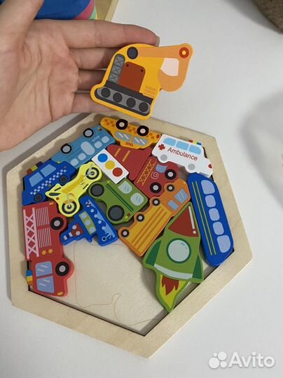Развивающие игрушки монтессори пакетом
