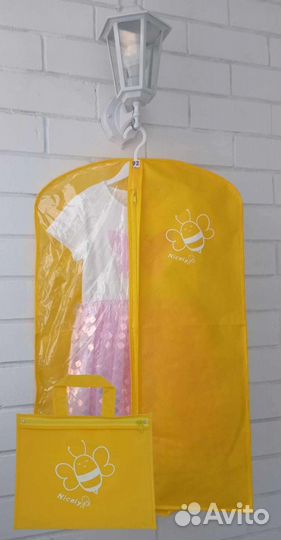 Чехол для одежды детский + сумка органайзер