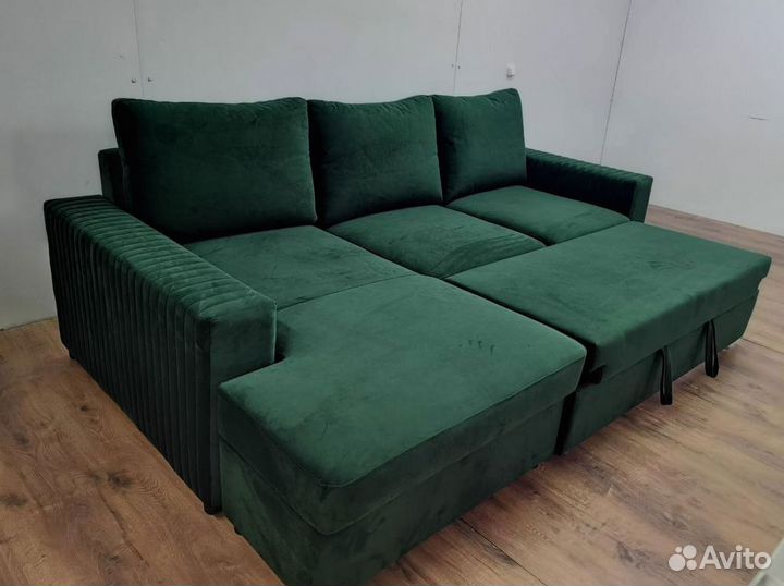 Большой угловой диван / диван кровать