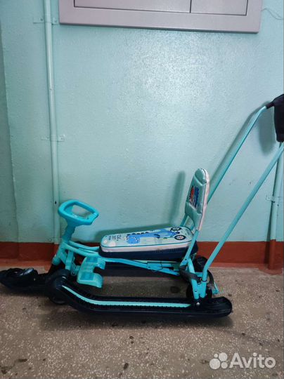 Детский снегокат с колёсами Ника Тимка спорт 6