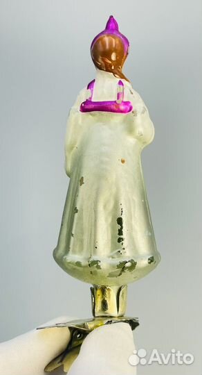 Елочная игрушка на прищепке Аленушка