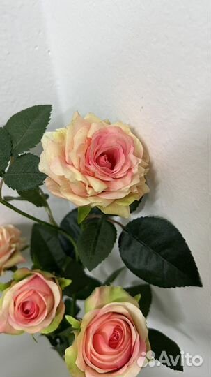 Роза силиконовая роза искусственная