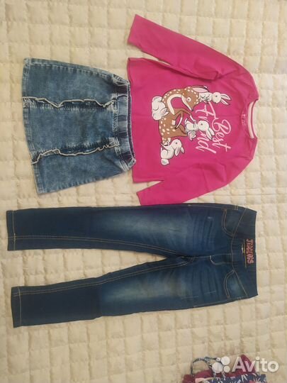 Детские вещи: кофта флисовая,сарафан вельветовый