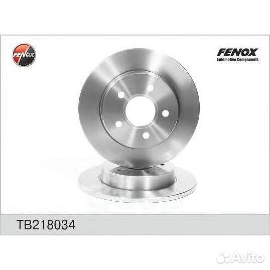 Диск тормозной задний Fenox TB218034