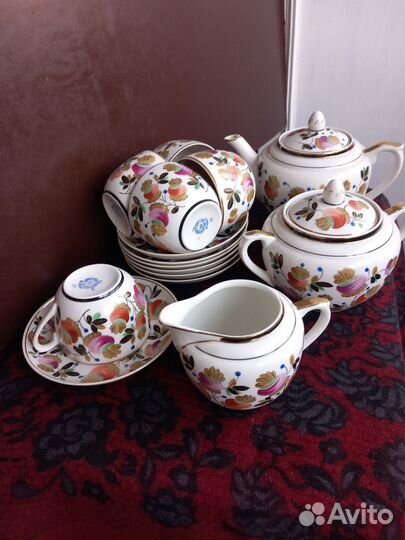 Сервиз на 6 персон вербилки
