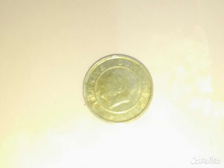 Турецкая монета kurus 2016 года