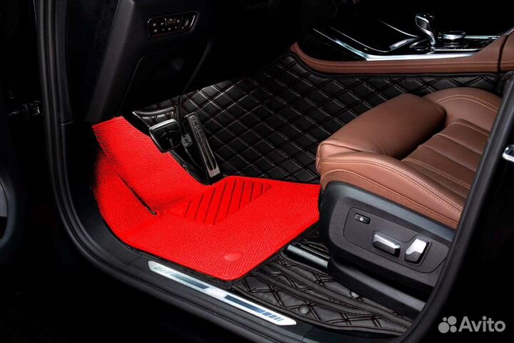 3D Коврики KIA Carnival 4 из Экокожи