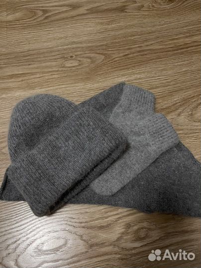 Комплект шапка и шарф женский