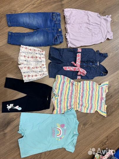 Пакет одежды на девочку 74
