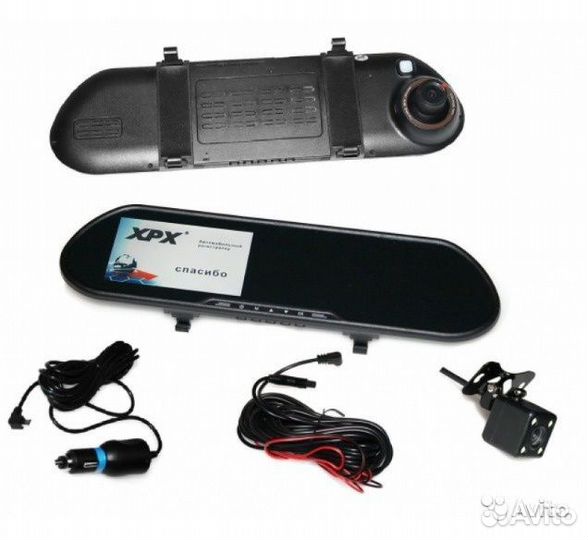 Видеорегистратор Зеркало+камера заднего вида ZX807