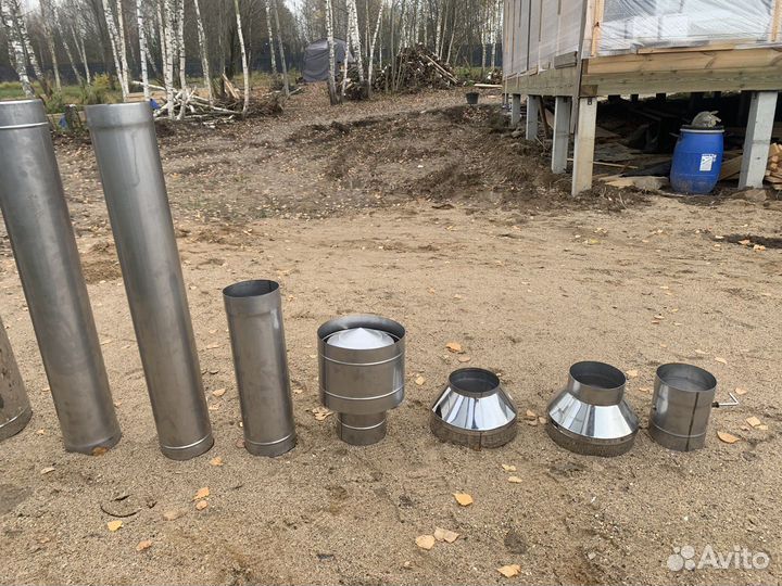 Трубы для дымохода 150 нержавейка (комплект)