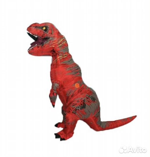 Надувной костюм динозавра