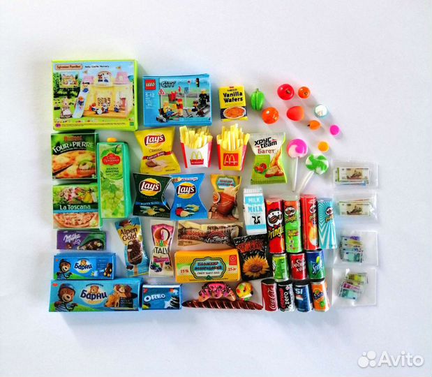 Миниатюрные продукты, напитки, mini food, заказ