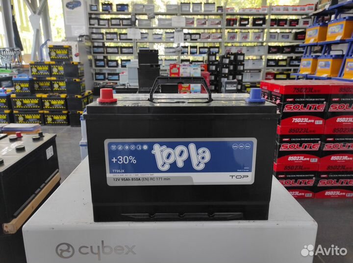 Аккумулятор 95Ач 850A Topla 105d31R азия прямой по
