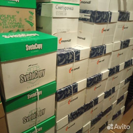 Бумага а4 много