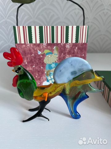 Сувенир - стеклянный петух