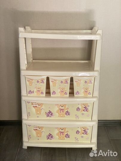 Комод детский пластиковый