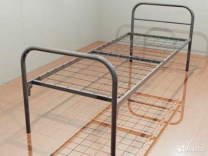 Кровать металлическая односпальная
