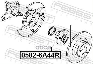 Ступица колеса 05826A44R Febest