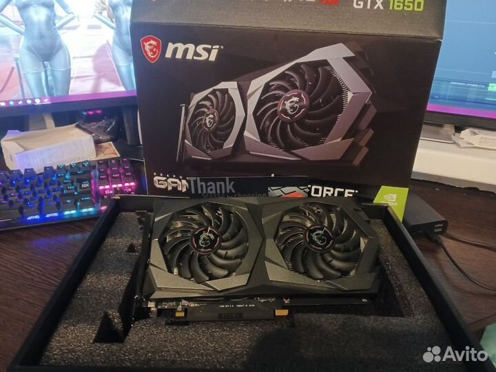 Видеокарта Msi GeForce gtx 1650 super gaming x