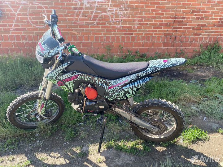 Питбайк BSE EX 125E 17/14 MAX13 green pink noen 2