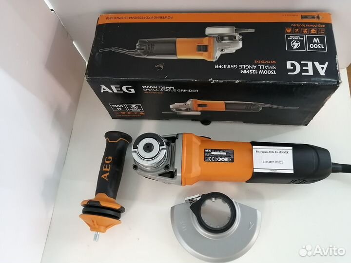 Болгарка AEG 13-125 SXE