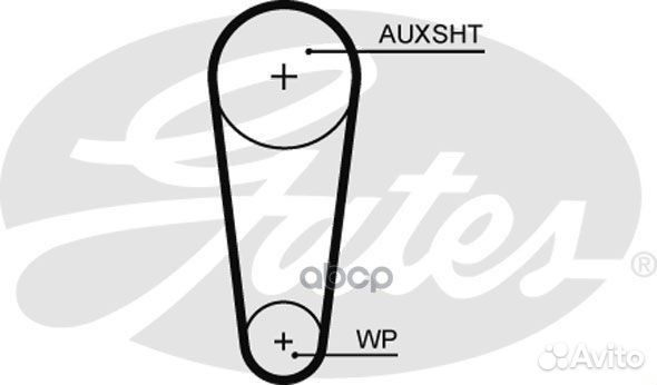 Комплект ремня грм VAG 1.0T/1.2T/1.6 13- (с пом