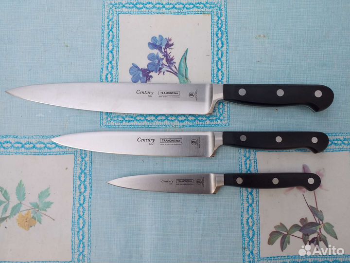 Тройки Поварских ножей Tramontina Century