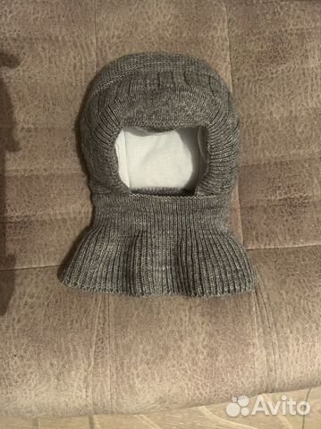 Шапка шлем для малыша детская р44-46