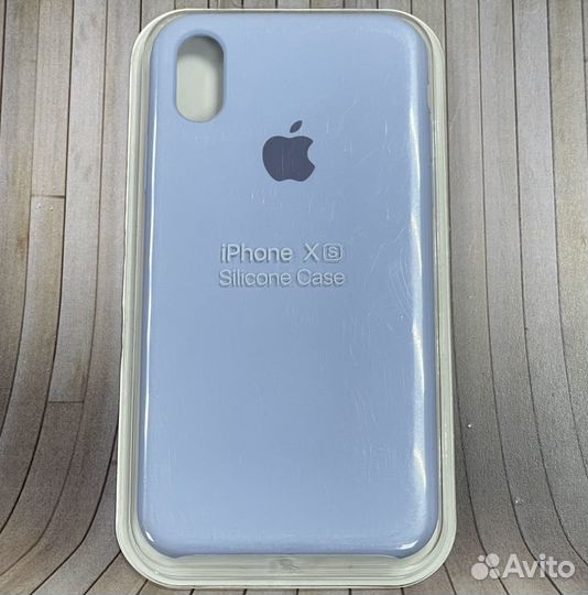 Чехол накладка iPhone XS Голубой