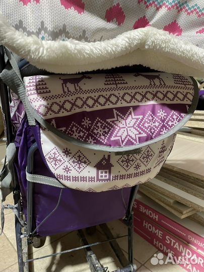 Коляска санки трансформер