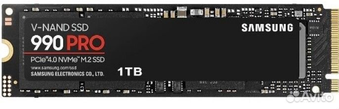 SSD M.2 накопитель Samsung 990 PRO 1Tb