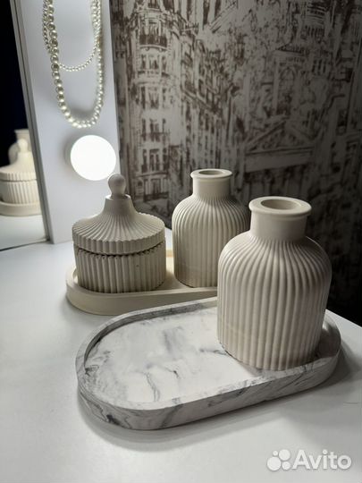 Ваза из гипса