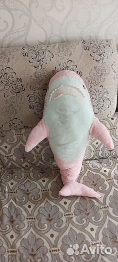 Большая мягкая игрушка Акула