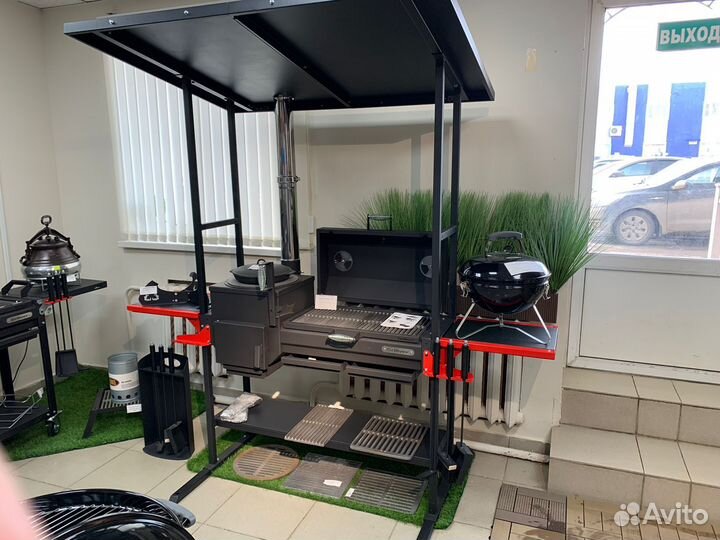 Печь - мангал Искандер 360 Инклайн Эйр