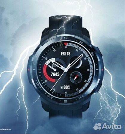 Часы Honor Watch GS Pro Чёрный/Серый/Синий - Новые