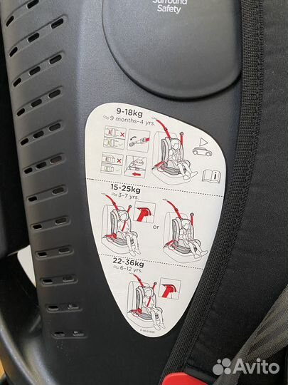 Детское автокресло Joie bold 9 до 36 кг isofix