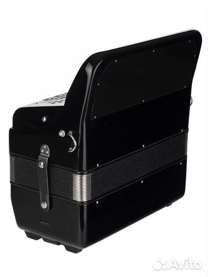 JH5096-B Аккордеон кнопочный 70/96/7/2, черный, с